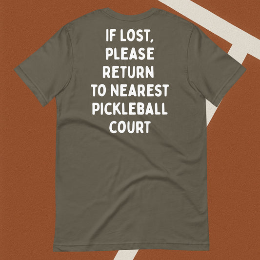 Return to Pickleball Court Tee